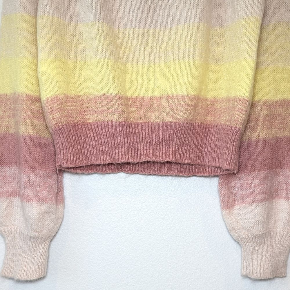Maje Mohair Millao Striped Sweater - Picture 10 of 15